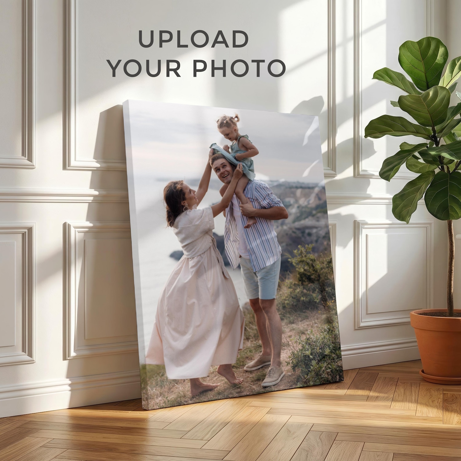 Personalized Photo Canvas, Cus - Home Decor For Birthday ulasan dan harga