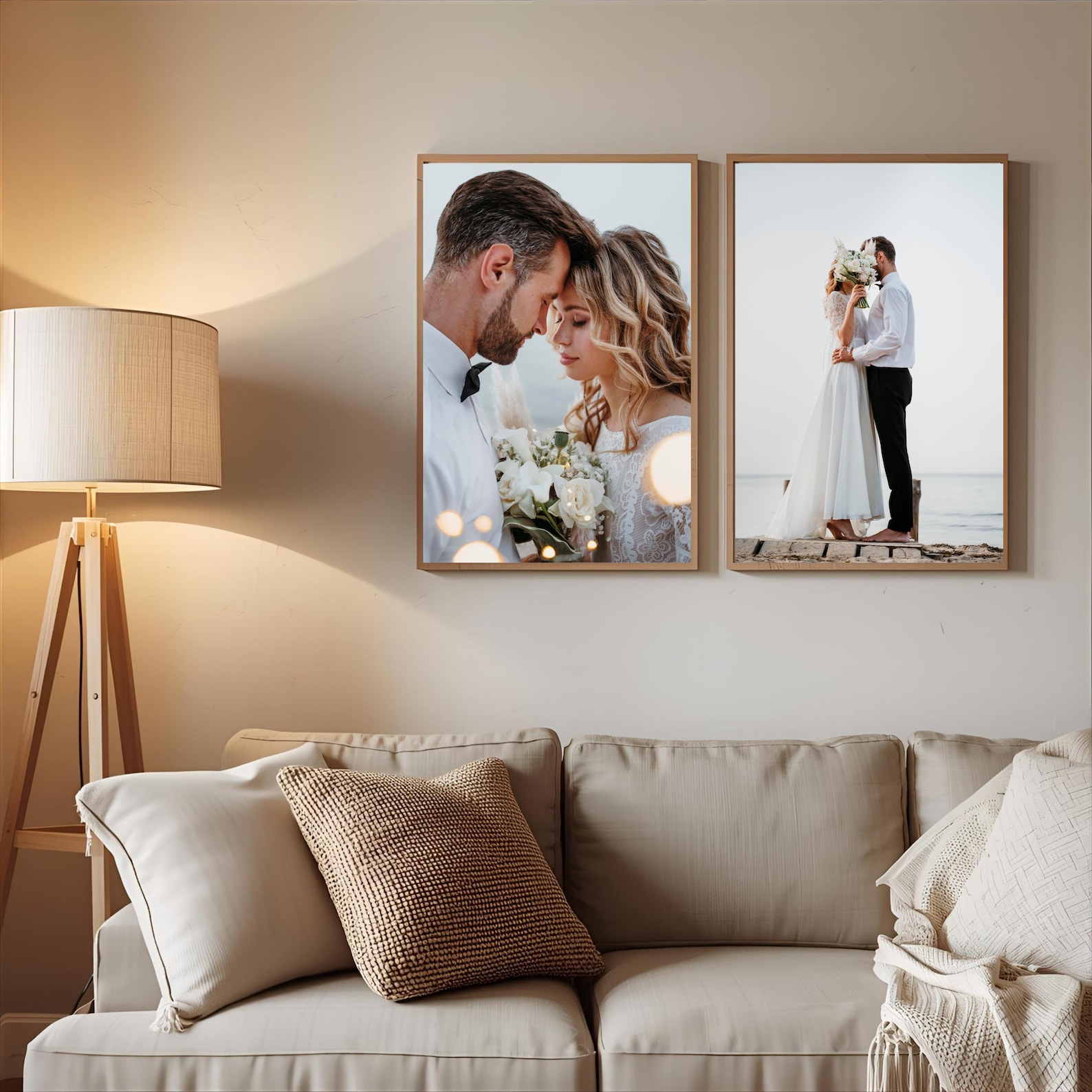Personalized Photo Canvas, Cus - Home Decor For Birthday ulasan dan harga
