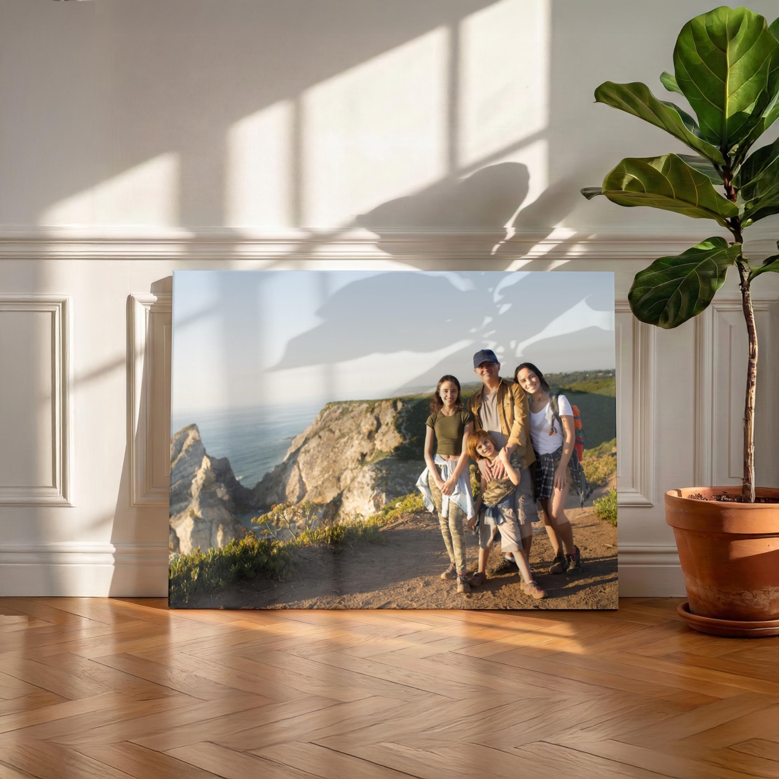 Personalized Photo Canvas, Cus - Home Decor For Birthday ulasan dan harga