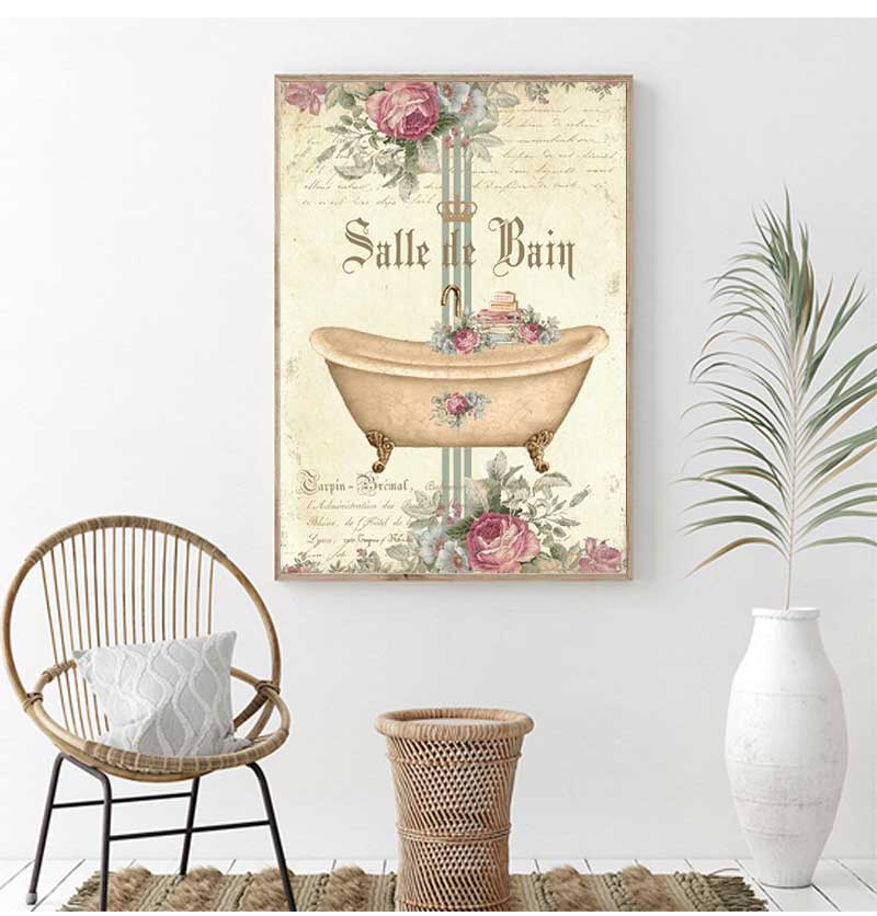 Vintage French Style Shabby Vi - Victory Home Decor ulasan dan harga
