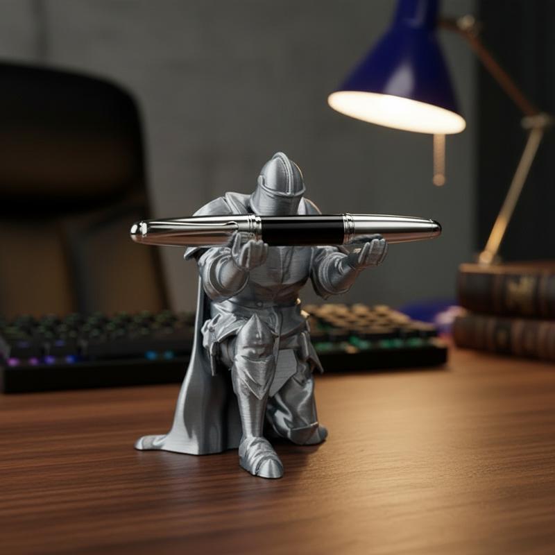 Knight Pen Holder Resin Mediev - Home Decor Medieval ulasan dan harga