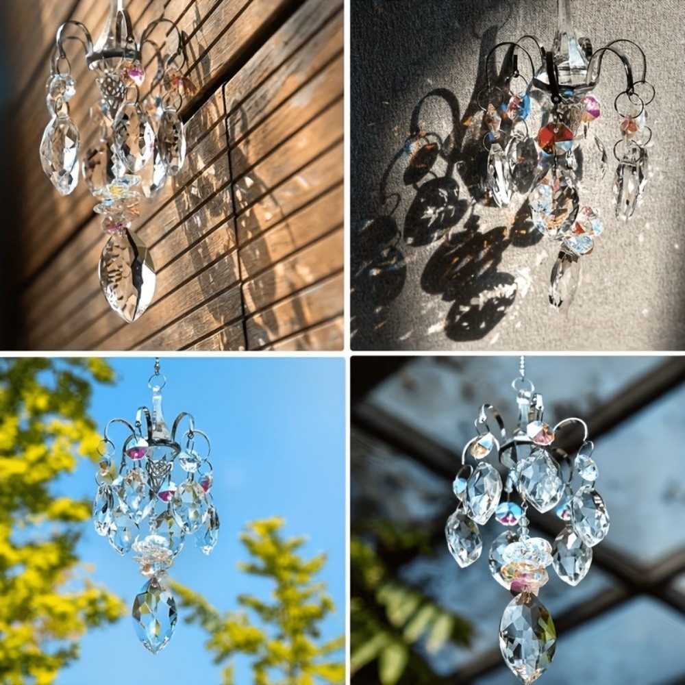 Craft Decoration Rhinestone Pe - Crystal Sun Catcher ulasan dan harga