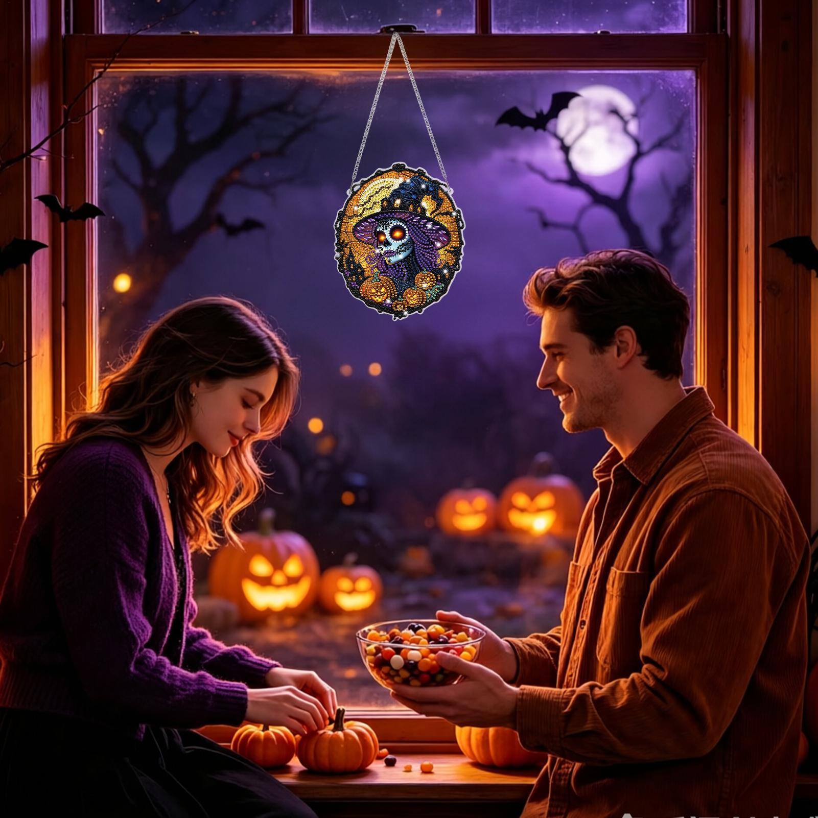 Rhinestone Painting Kit Hallow - Crystal Sun Catcher ulasan dan harga