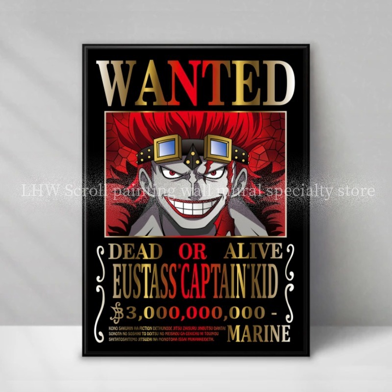 Famous Anime ONE PIECE Wanted  - Home Decor Online ulasan dan harga