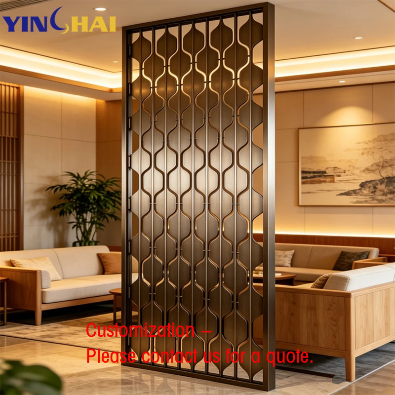 custom.Modern Design Stainless - Room Divider Screen ulasan dan harga