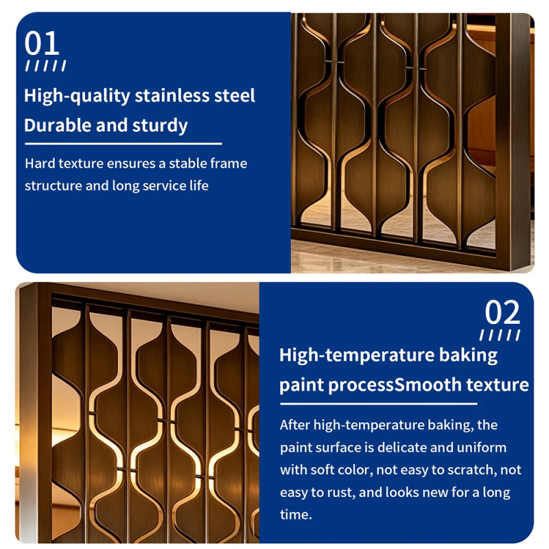 custom.Modern Design Stainless - Room Divider Screen ulasan dan harga
