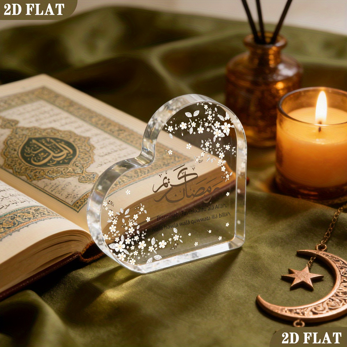CIFBUY Acrylic Plaque 2D Flat  - Home Decoration ulasan dan harga