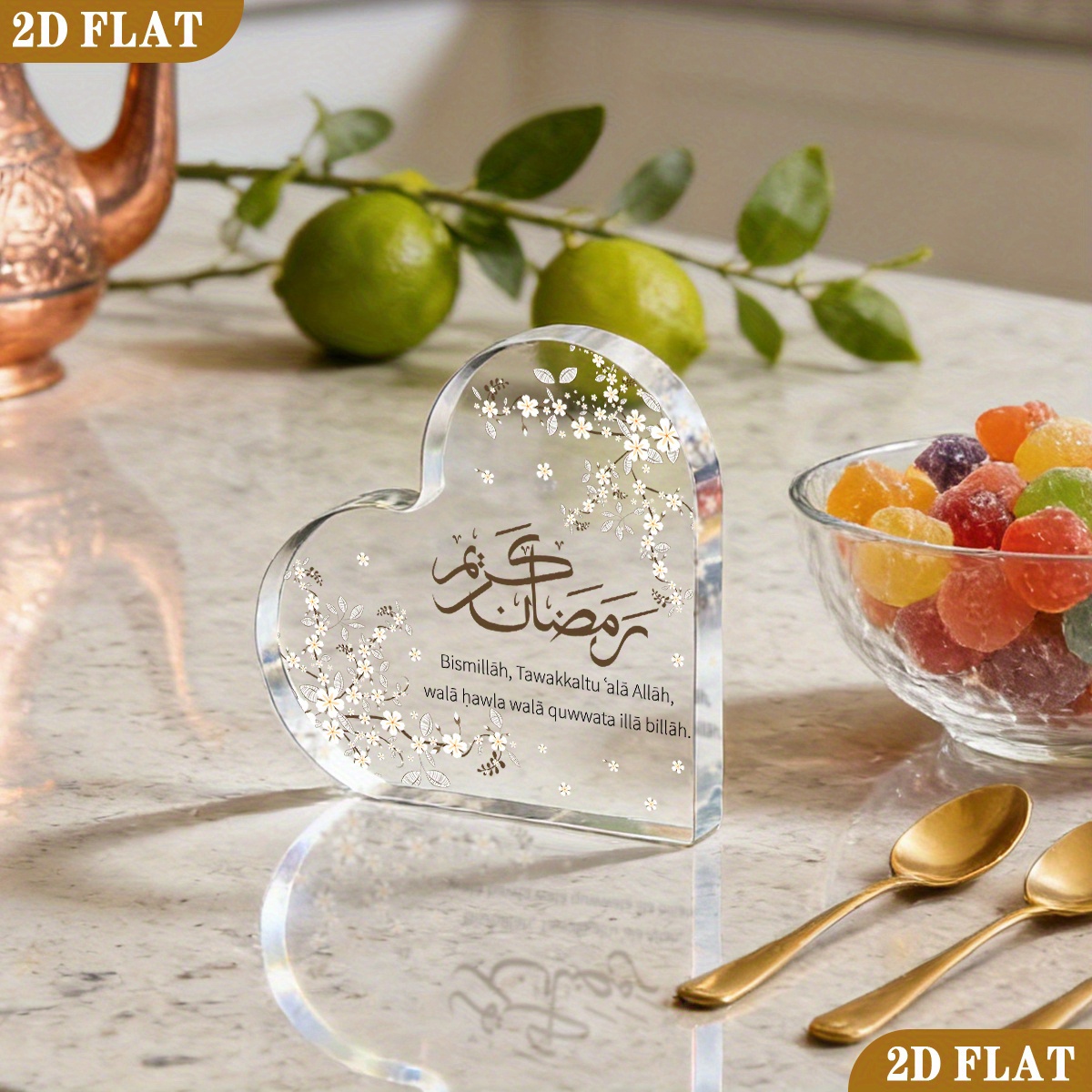 CIFBUY Acrylic Plaque 2D Flat  - Home Decoration ulasan dan harga
