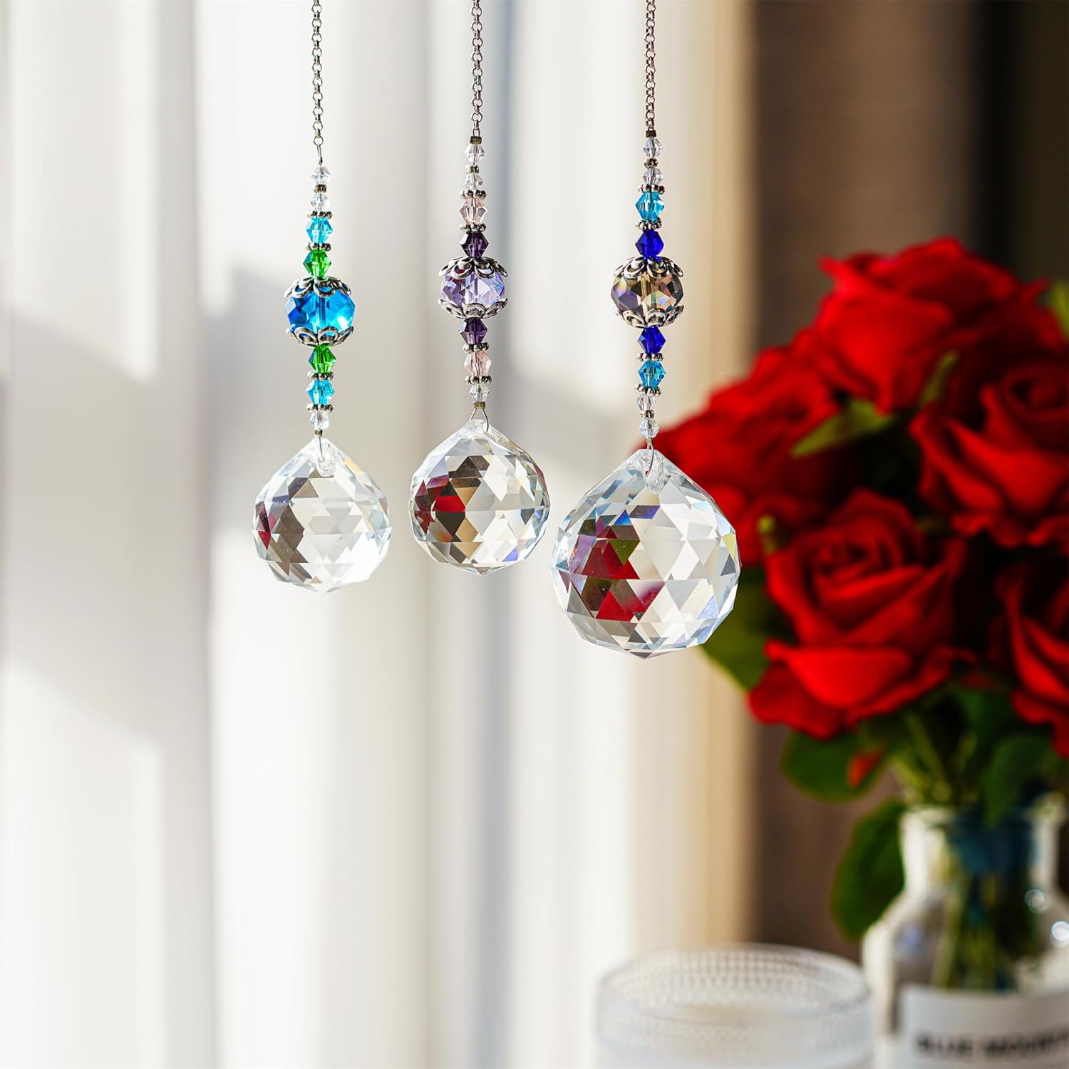 Crystals Suncatcher Hanging fo - Crystal Sun Catcher ulasan dan harga