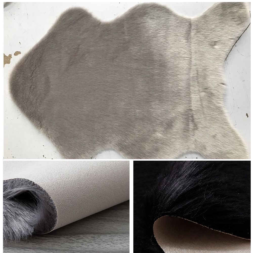 40x60cm New Carpet Plush Soft  - Cowhide Rug Faux ulasan dan harga