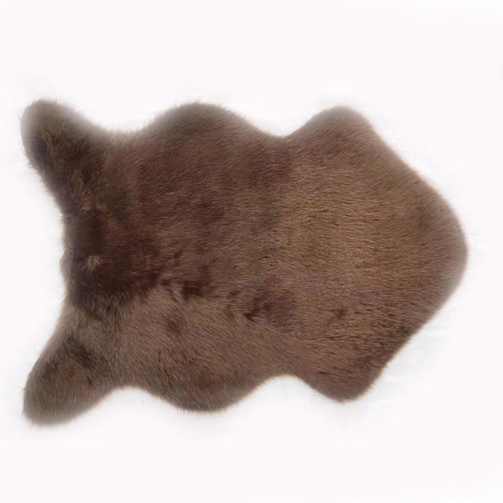 40x60cm New Carpet Plush Soft  - Cowhide Rug Faux ulasan dan harga