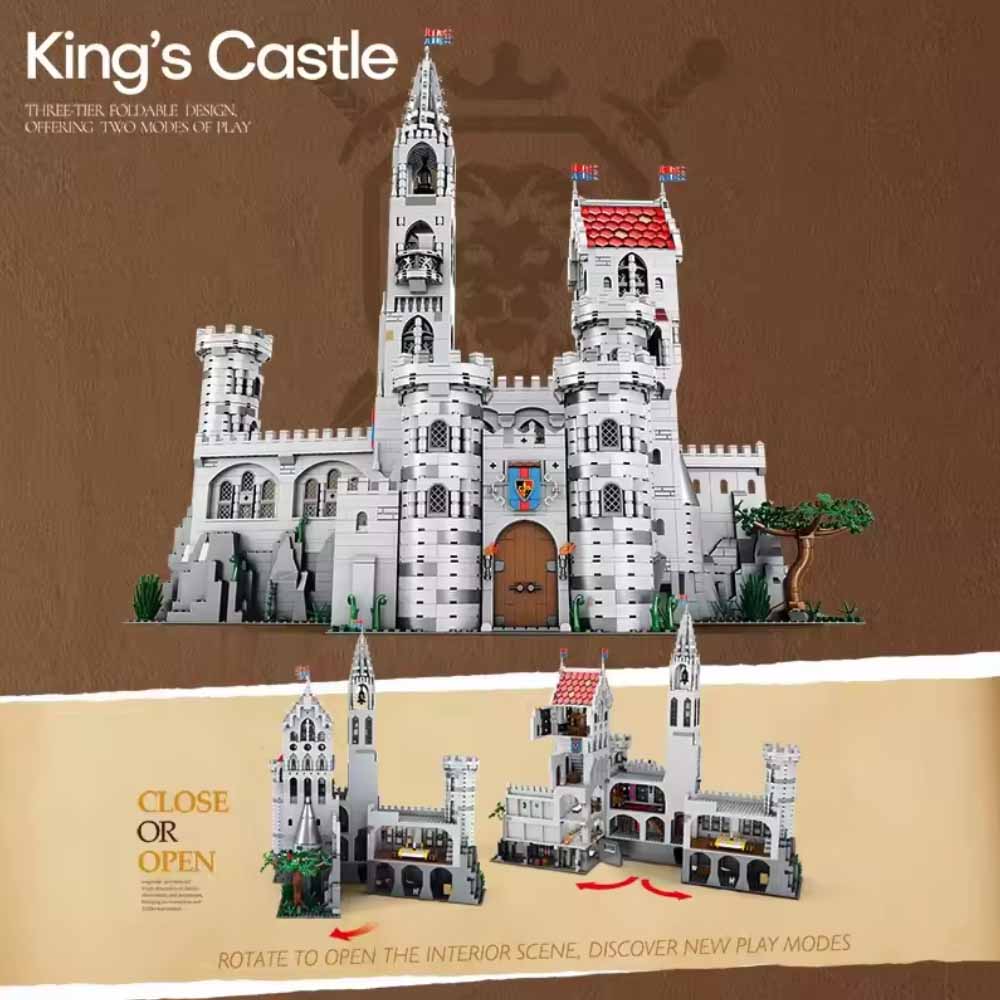 3999PCS Medieval King's Castle - Home Decor Medieval ulasan dan harga