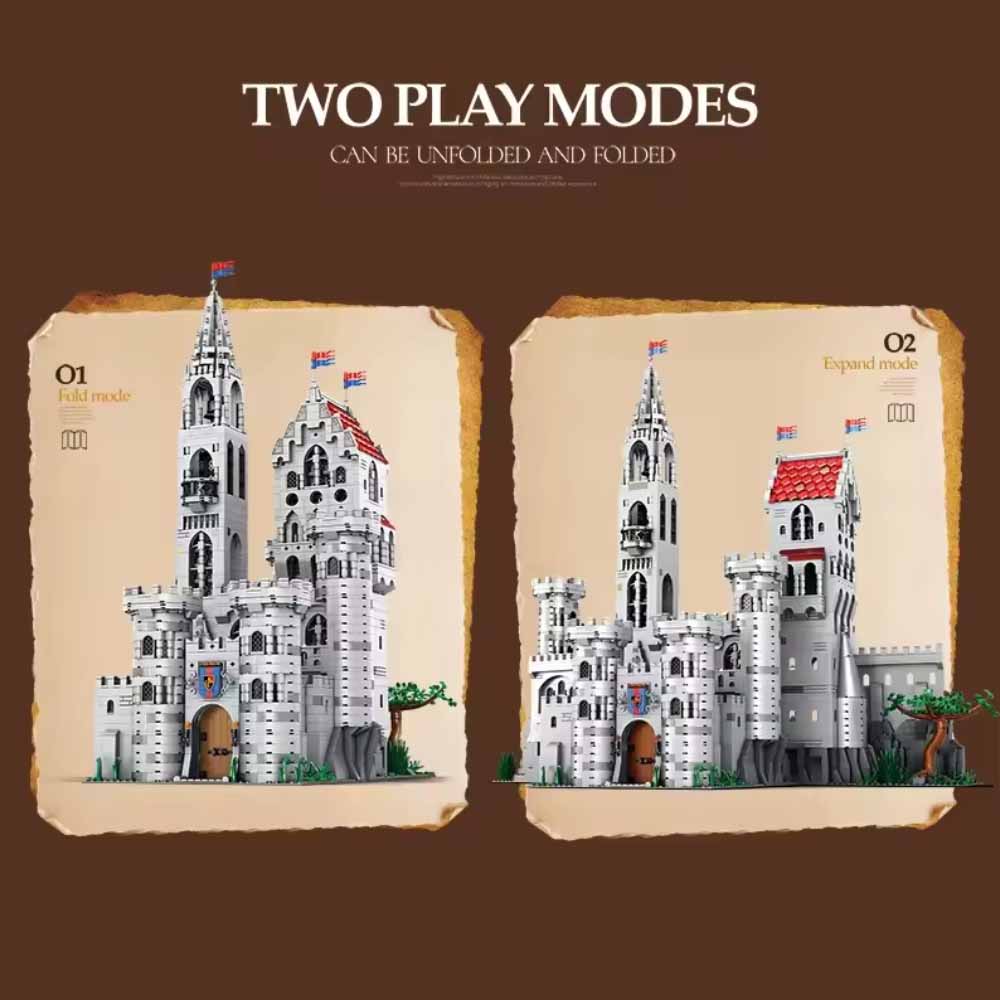 3999PCS Medieval King's Castle - Home Decor Medieval ulasan dan harga