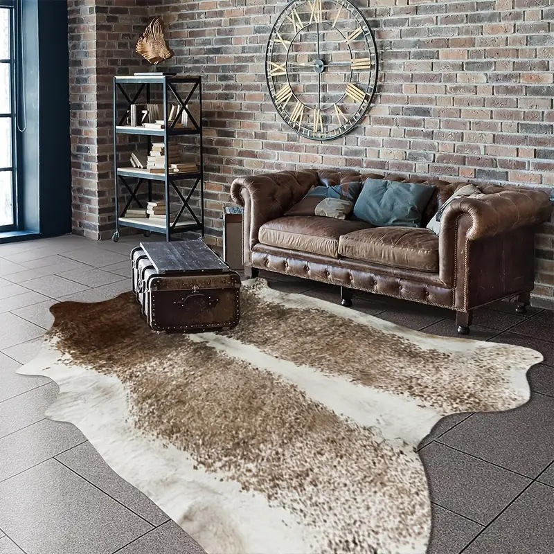 American Style Faux Fur Cowhid - Cowhide Rug Faux ulasan dan harga