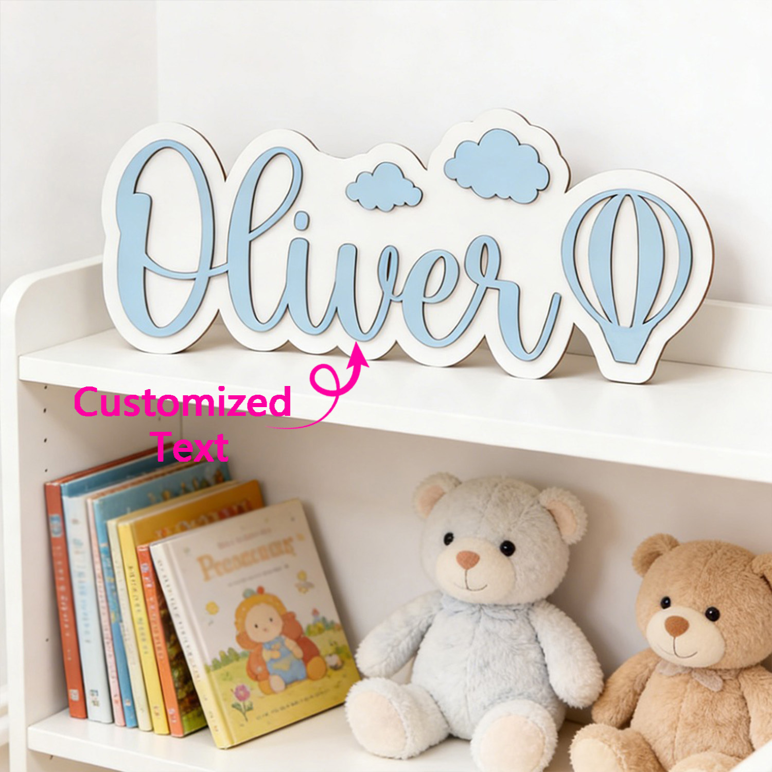 Personalized Hot Air Balloon & - Home Decor For Birthday ulasan dan harga