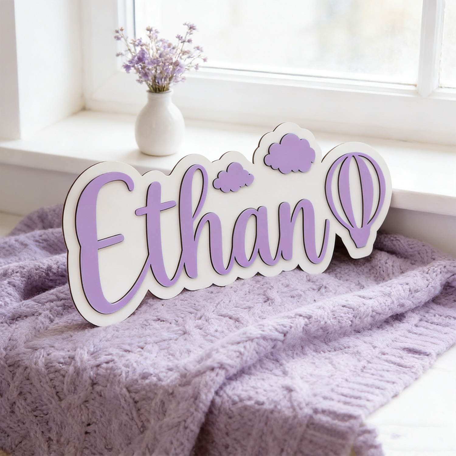 Personalized Hot Air Balloon & - Home Decor For Birthday ulasan dan harga