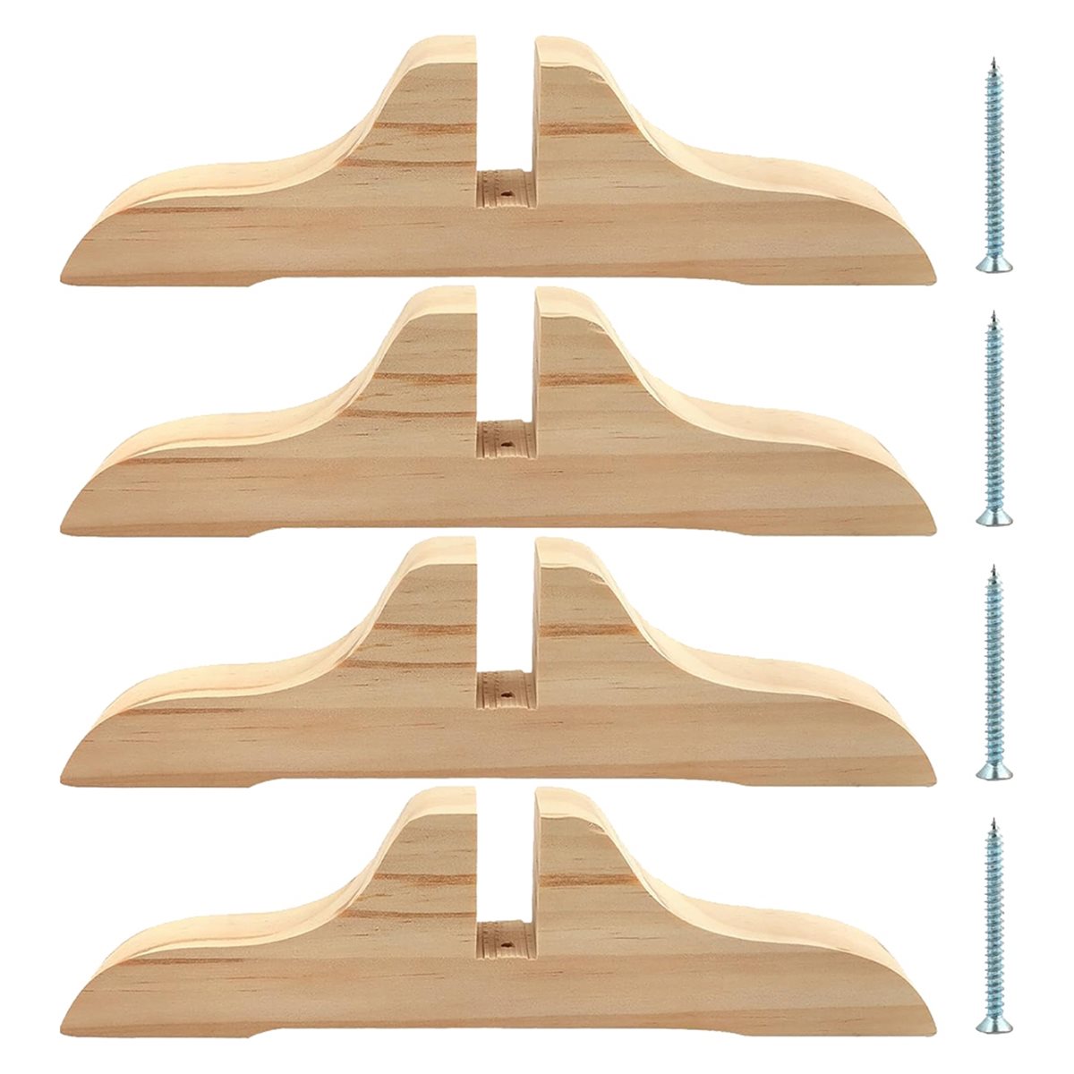 PHONE&GEAR 4pcs Wooden Room Di - Room Divider Screen ulasan dan harga