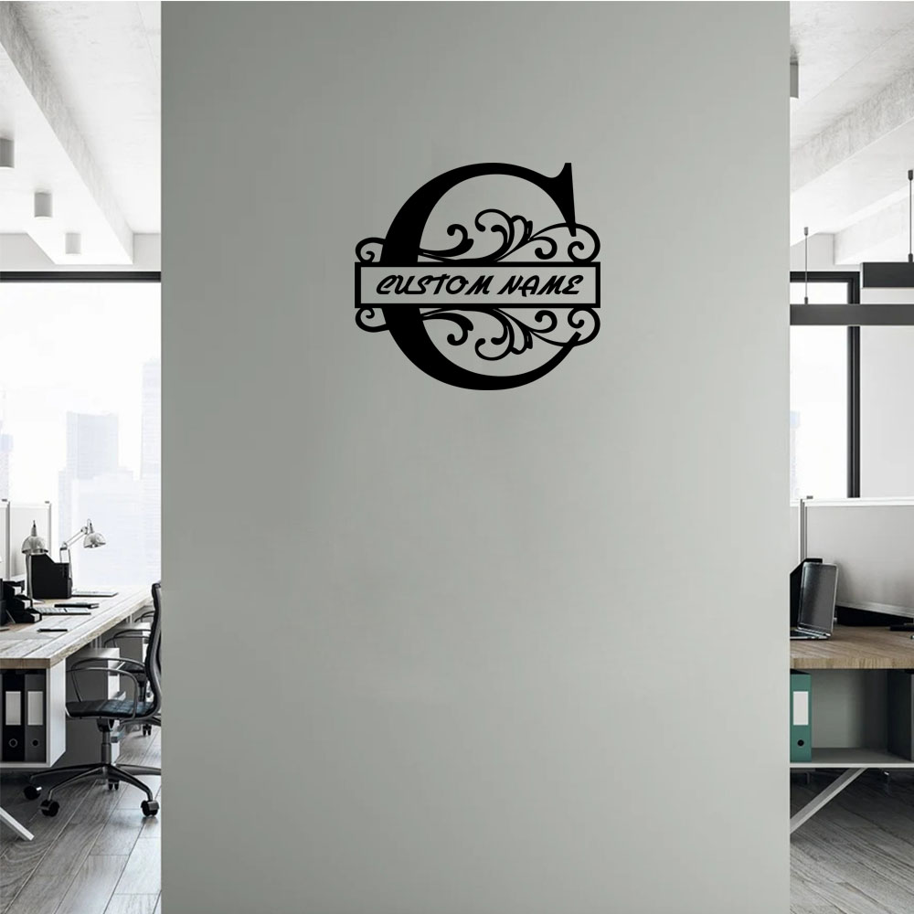 1PC Romantic Letter C Custom T - Home Decor Wall Tiles ulasan dan harga
