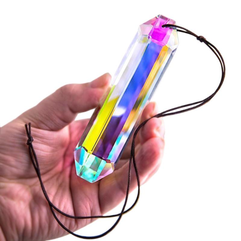 Artificial Colorful Crystal Ha - Crystal Sun Catcher ulasan dan harga