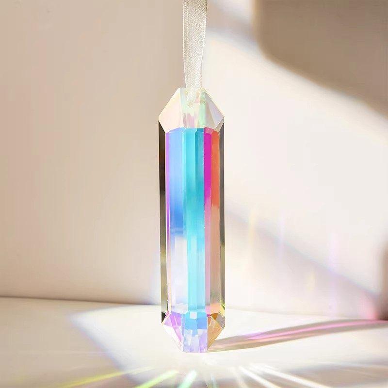 Artificial Colorful Crystal Ha - Crystal Sun Catcher ulasan dan harga