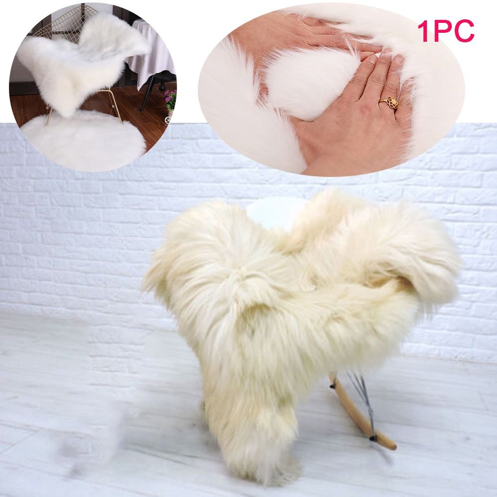 Artificial Sheepskin Long Hair - Cowhide Rug Faux ulasan dan harga