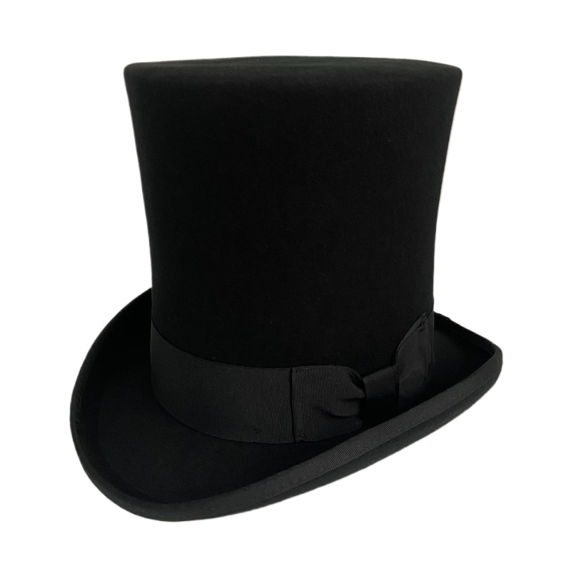 Black Wool Felt Top Hat Men's  - Victory Home Decor ulasan dan harga
