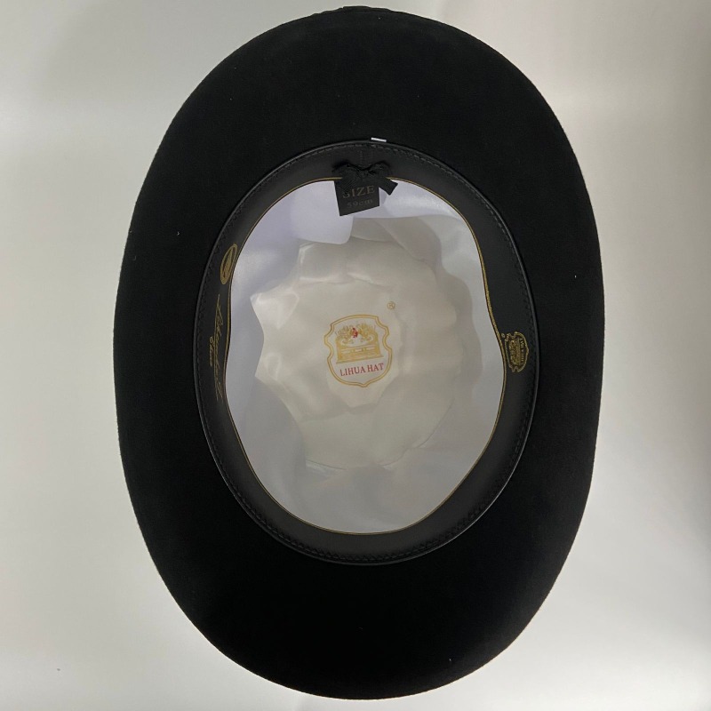 Black Wool Felt Top Hat Men's  - Victory Home Decor ulasan dan harga