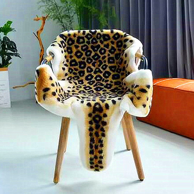 150x100cm Leopard Print Large  - Cowhide Rug Faux ulasan dan harga