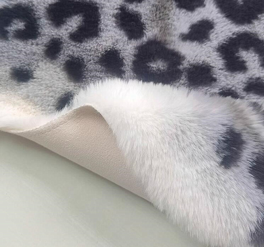 150x100cm Leopard Print Large  - Cowhide Rug Faux ulasan dan harga