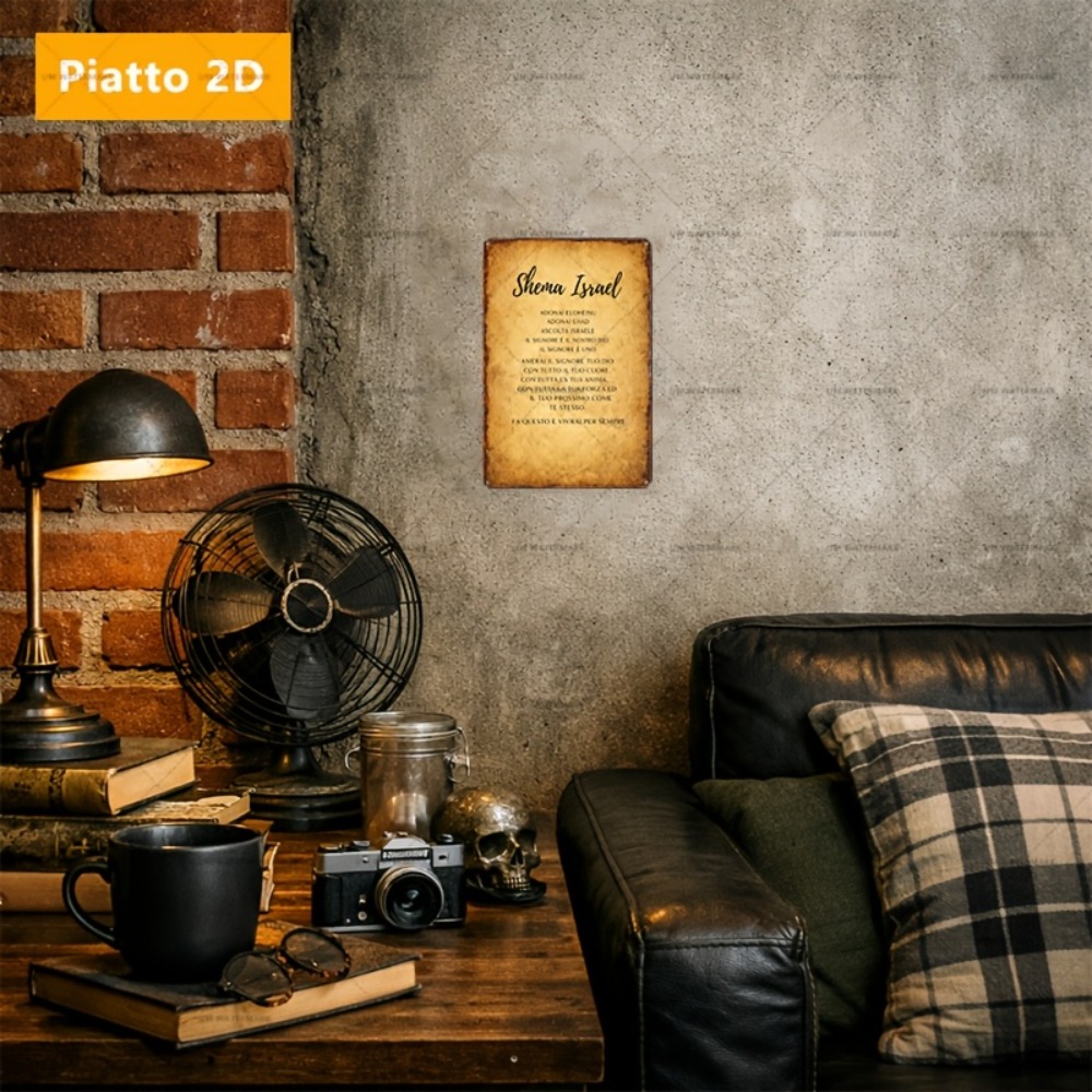 CIFBUY  Hebrew Scripture Alumi - Home Decoration ulasan dan harga