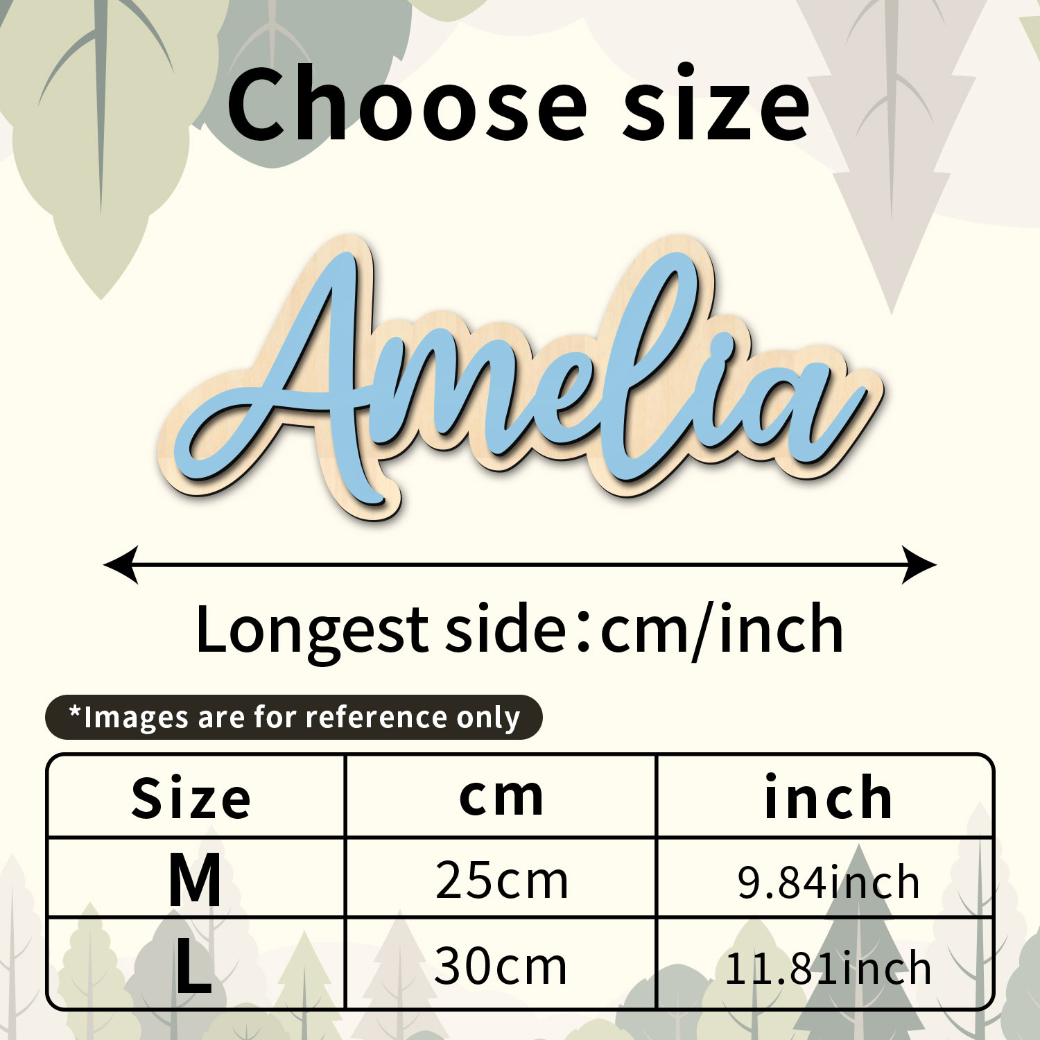 1pc Customized Wooden Name Dec - Home Decor For Birthday ulasan dan harga
