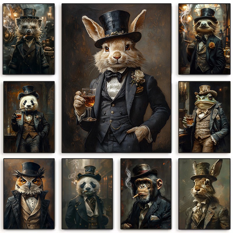 Renaissance Animal Portraits C - Victory Home Decor ulasan dan harga