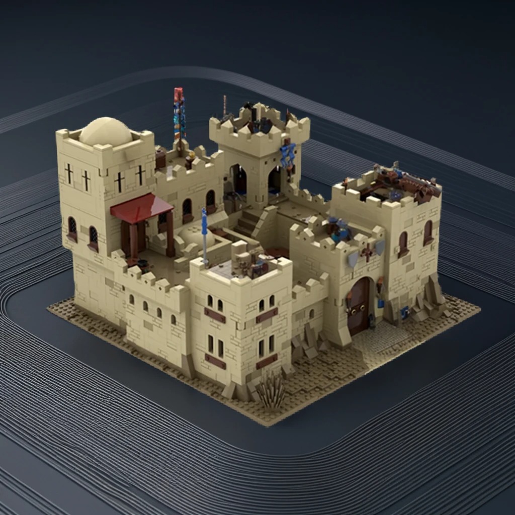 4092pcs MOC Black Falcon Deser - Home Decor Medieval ulasan dan harga